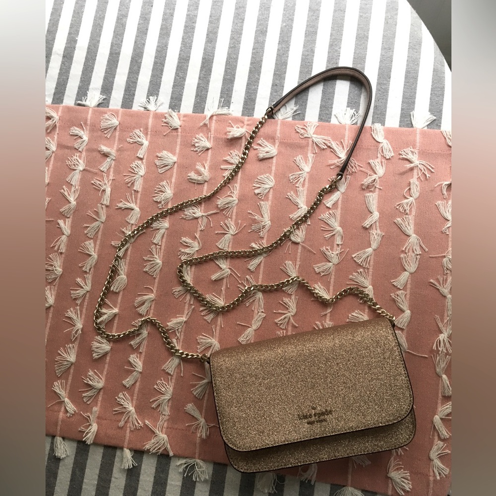 Kate Spade Rose Gold Crossbody (NEW)